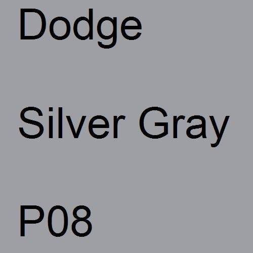 Dodge, Silver Gray, P08.